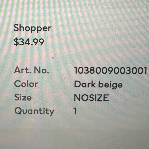 NWOT cute brown “sueded” bag from H&M - Picture 6 of 8